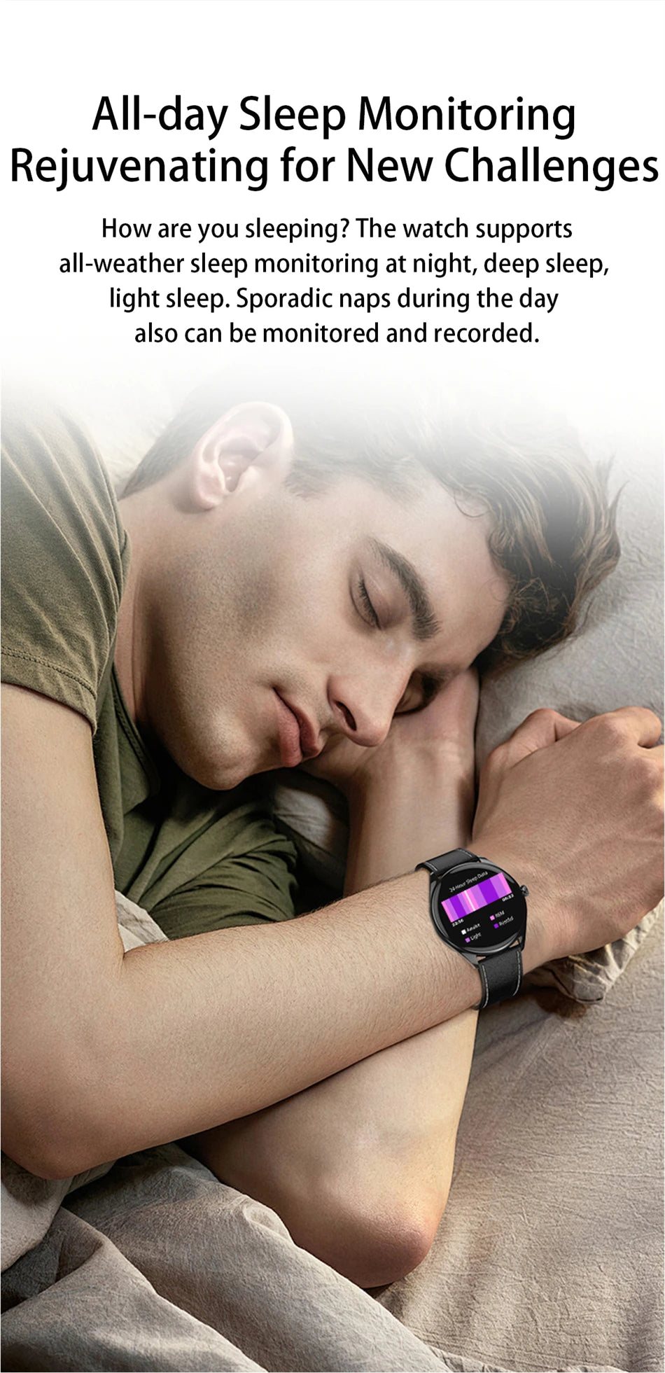 New Ultra Thin SmartWatch Men AMOLED 3D Screen Always Show Time Sports Fitness Waterproof Heart Rate Bluetooth Call Smartwatches