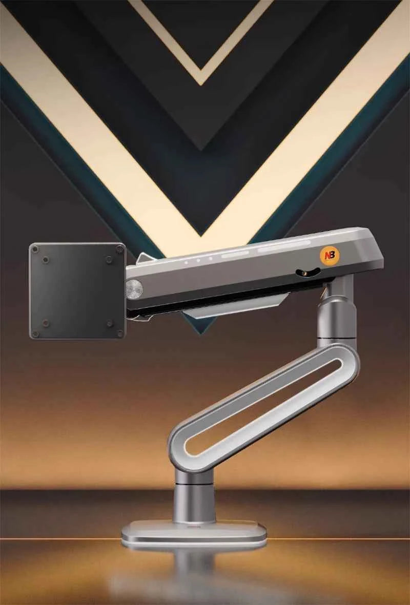 NB A6 Gaming Monitor Arm 27-50 Inch Curved Arc Screen Desktop Monitor Holder 2-18kgs Ultra Wide Monitor Mount