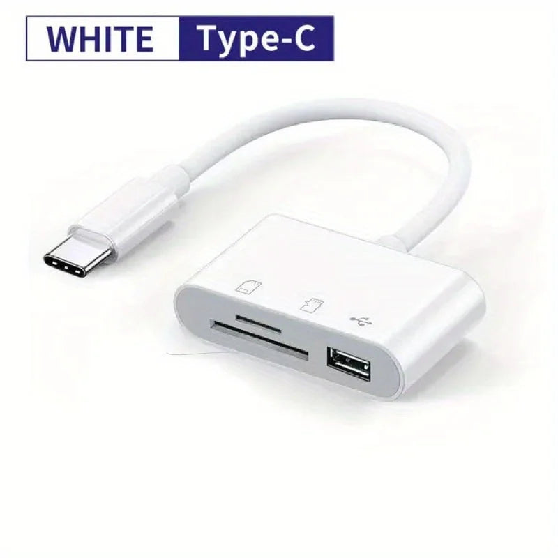 Type-C 3-in-1 Card Reader