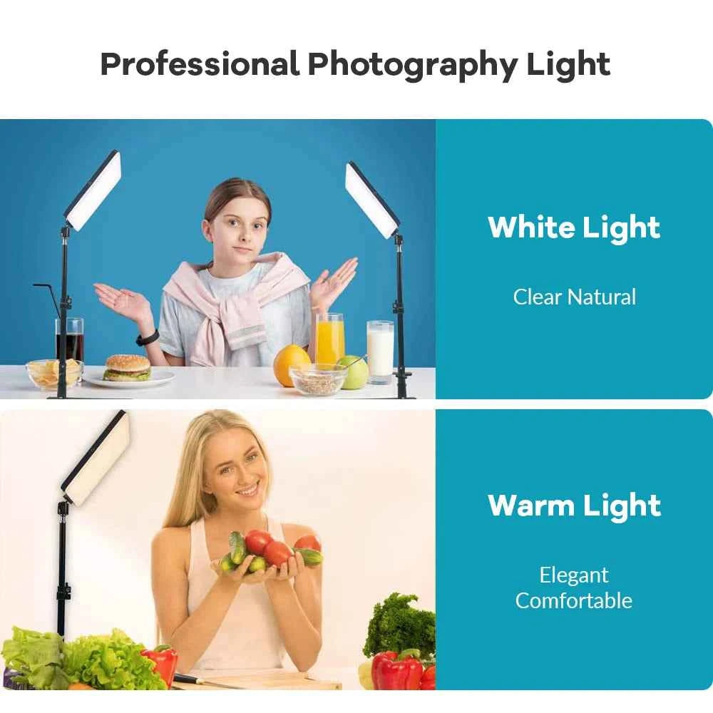 Video Led Light Photography Selfie Dimmable Video Fill Light for Photo Studio Live Stream Fill Lamp for Tiktok Youtube
