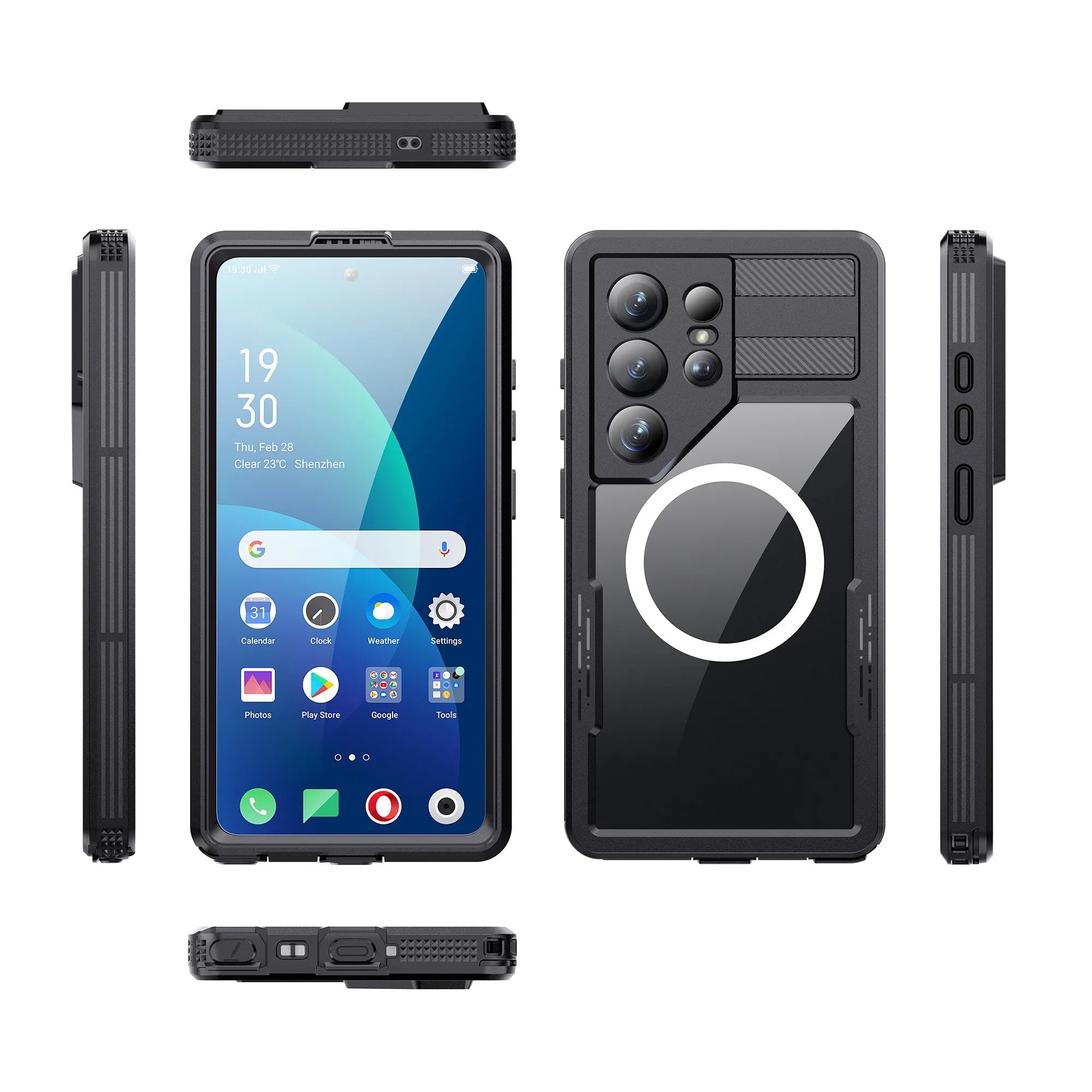 For Samsung Galaxy S26 Ultra S25 Plus S24 S23 Case Waterproof Magsafe Snow Dust Shock Proof 360° Underwater IP68 Certified Cover