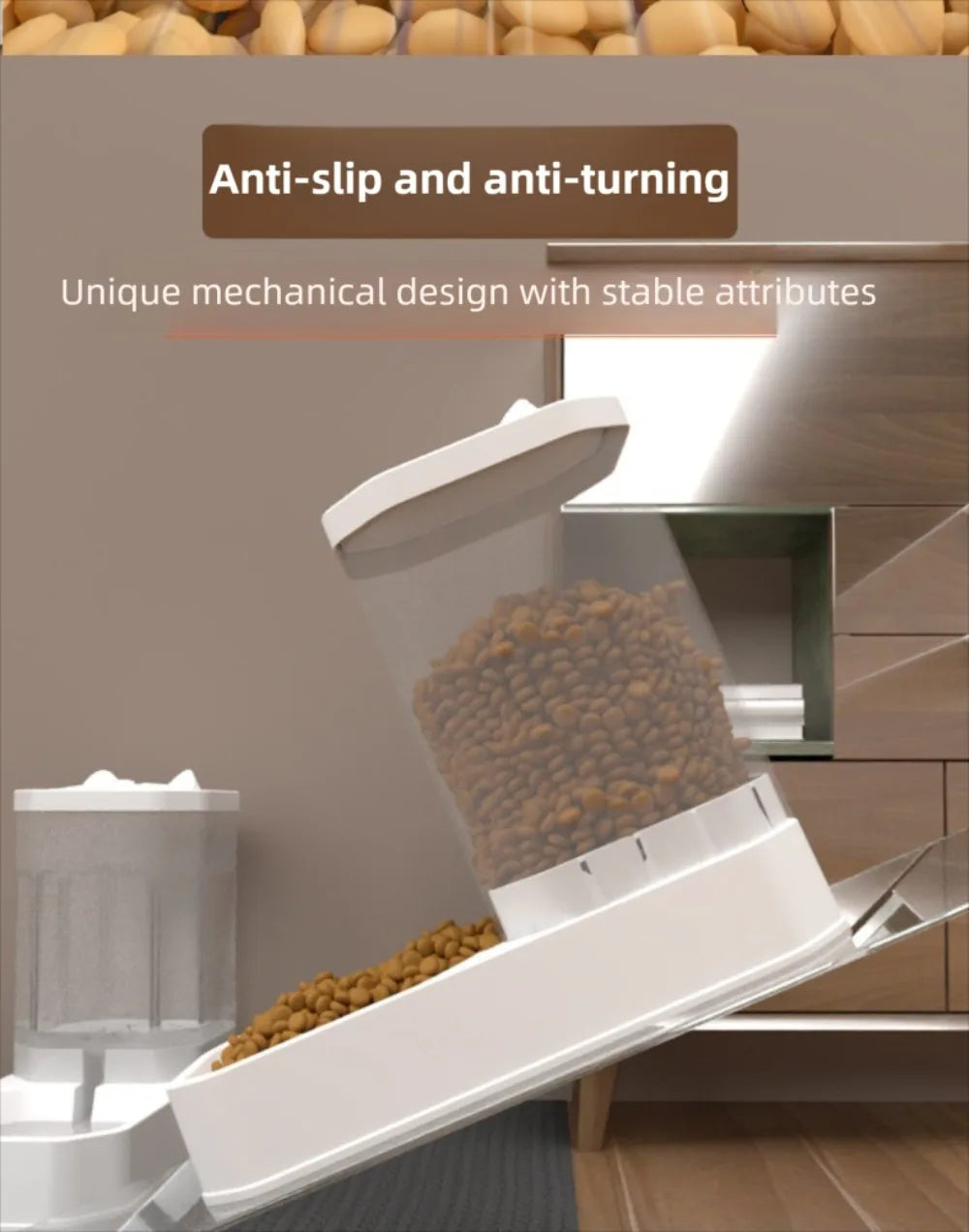 Automatic Cat Feeder Large Capacity 3.3L Pet Water Dispenser Stable Pet Supplies Cat Food Dispenser for Cats and Dogs