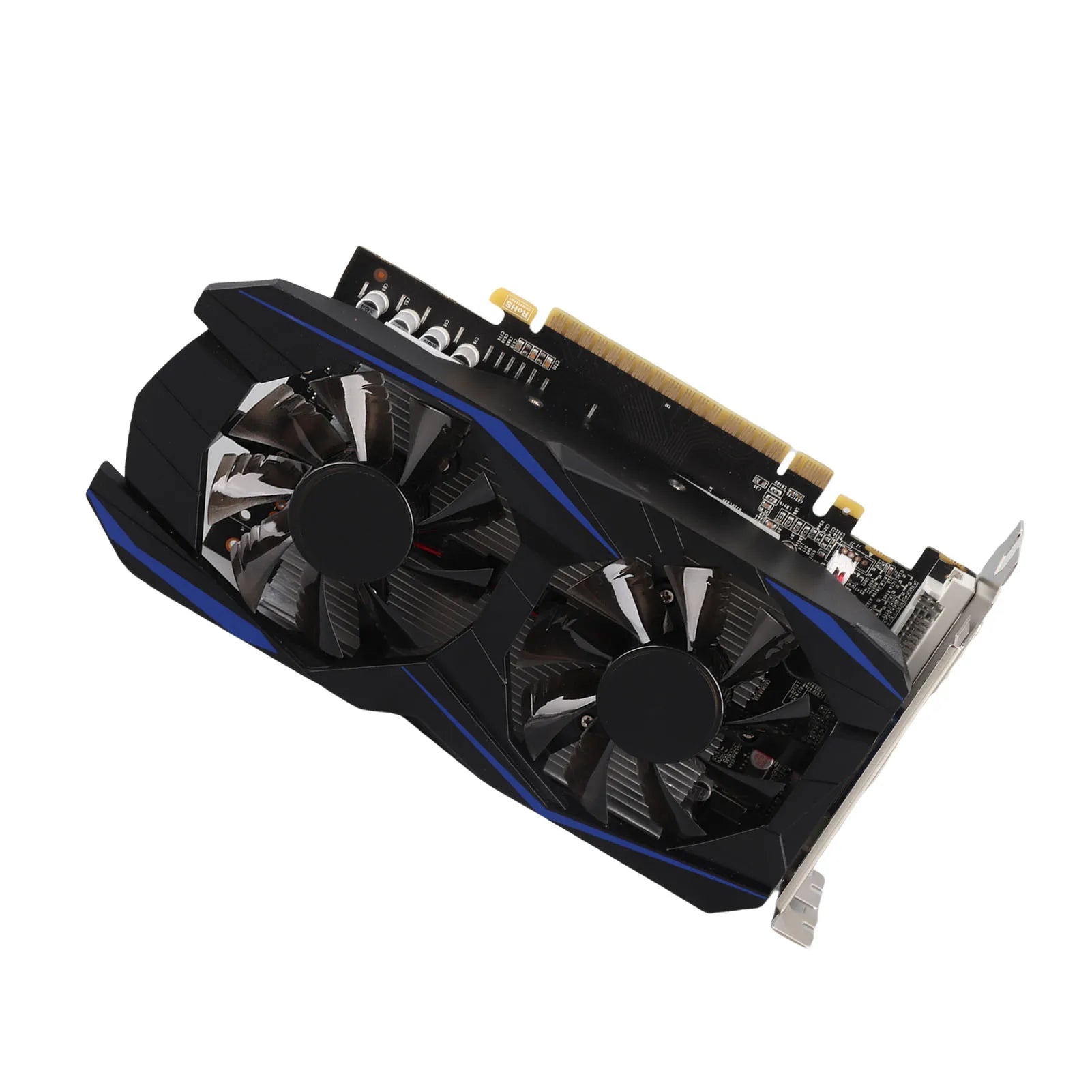 Computer Graphics Card Good Performance Low Noise Graphics Card Small Size 128bit  Bit Width for Dual Fan Desktop Computer