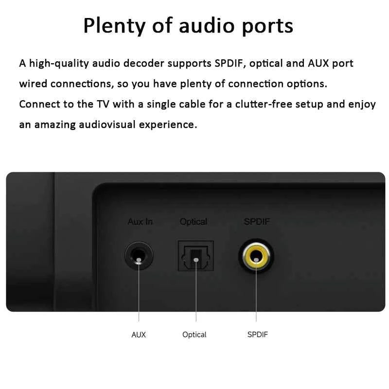 Xiaomi Soundbar 2.0 Channel (90×10×10 cm, 30W, Bluetooth 5.3)