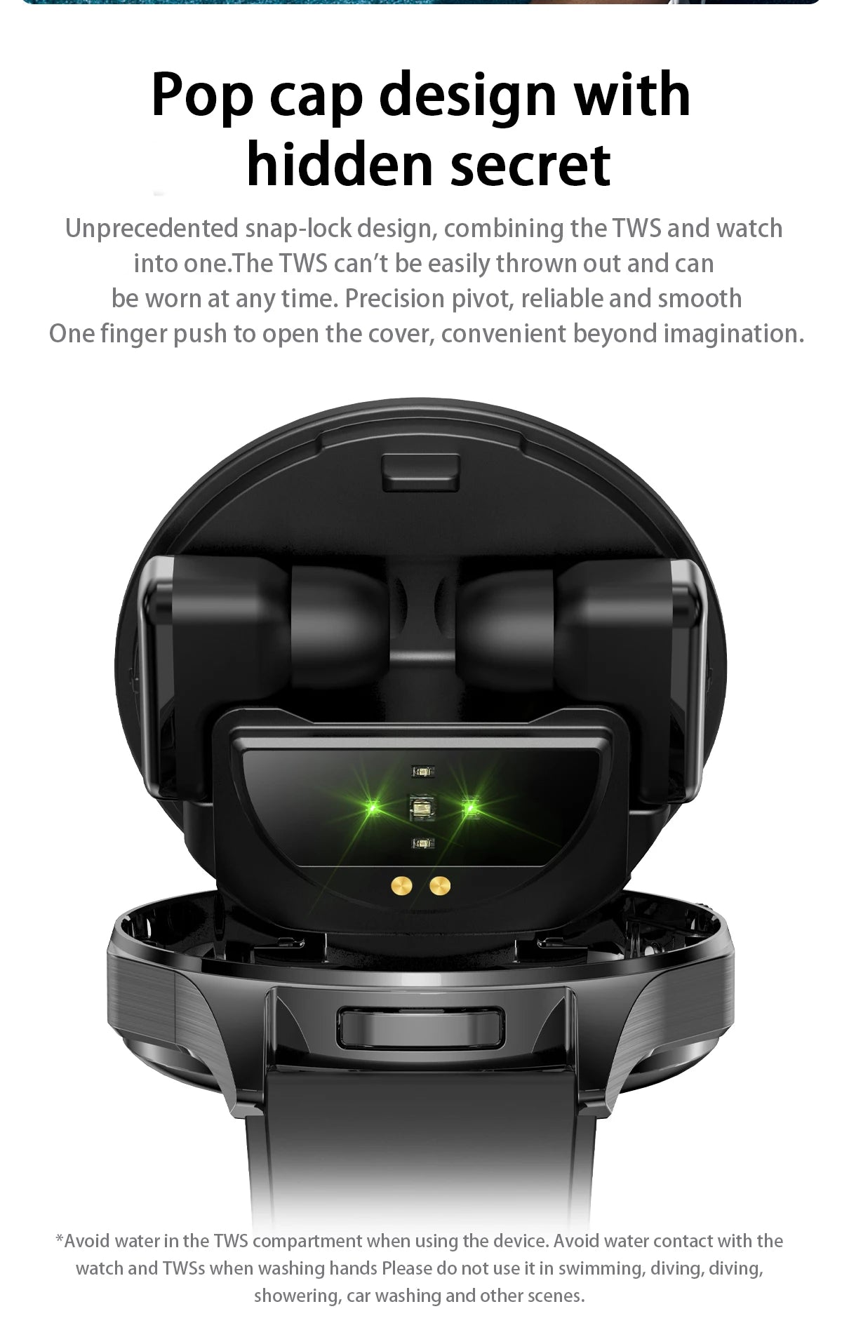 2026 new 2-In-1 TWS Headset Smart Watch 1.43