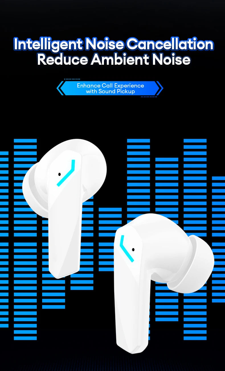 Choice Lenovo GM2 Pro TWS Wireless Bluetooth V5.3 Earphone HD Call Low Latency Headphones Dual Mode Music Gaming Earbuds GM2PRO