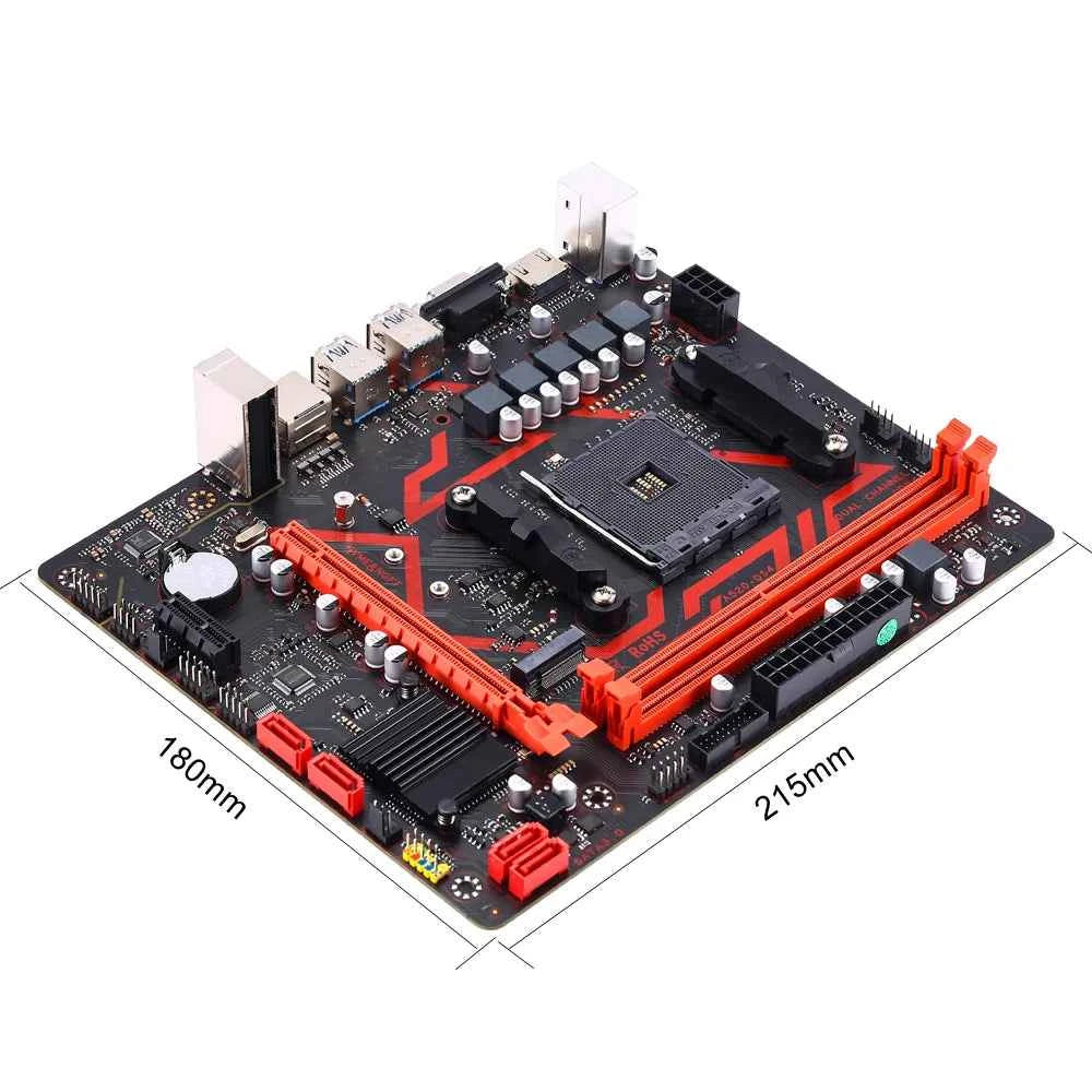 Kllisre A520 Motherboard kit AMD Ryzen R5 3600 cpu DDR4 16GB 3200MHz Ram
