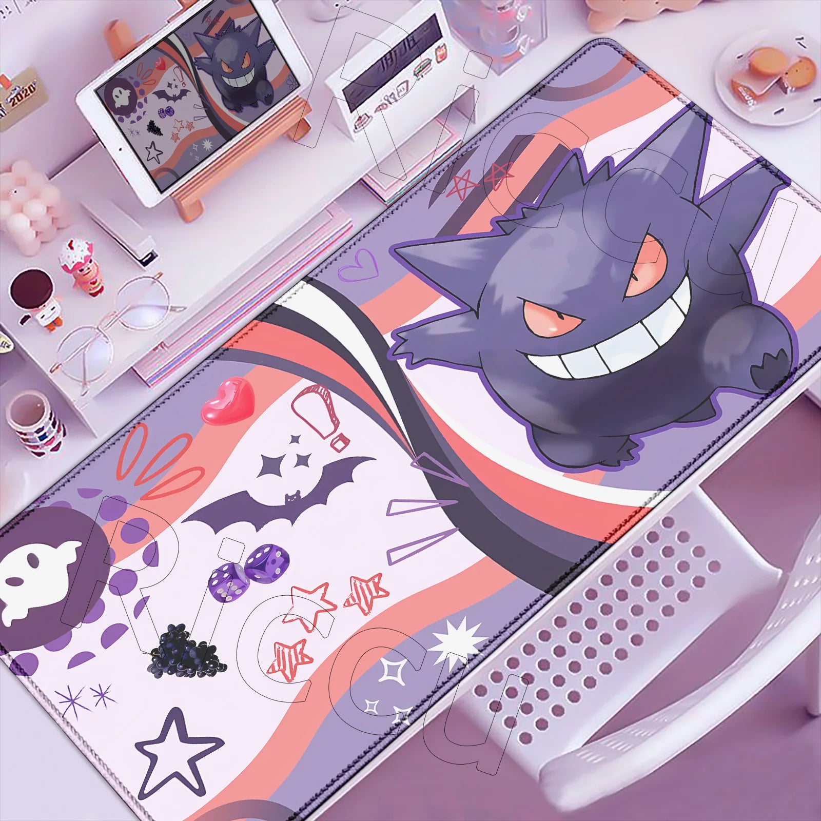 P-Pokemons Sylveon Eevee Mousepad Mouse Pad Large Gamer XXL Pc Keyboard Desk Mouse Mat Carpet Rubber Tapis Souris Gaming Notbook