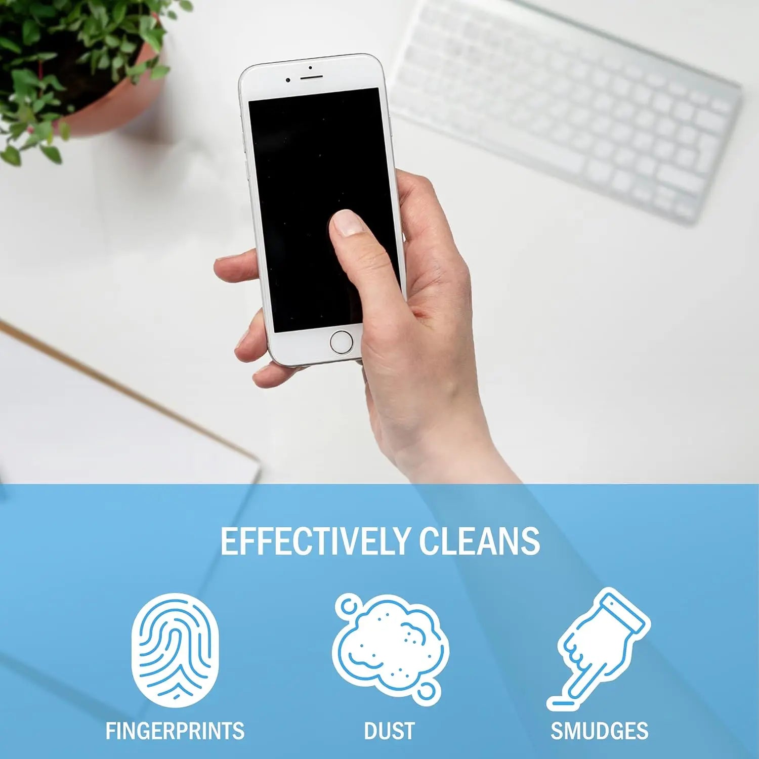 Screen Cleaner Spray and Wipe Kit-Safe for LED,LCD,OLED,Smart TV,Monitor,Laptop,Computer,Car Display-with Screen Cleaning Cloth