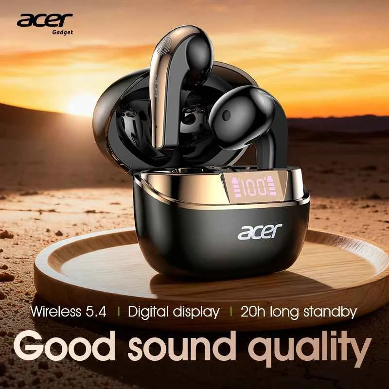[Official Acer Product] Ohr554 New Wireless Bluetooth Headphones In-Ear Design Comfortable for Wearing Sports Running Calls Noise Reduction Stereo Sound Quality