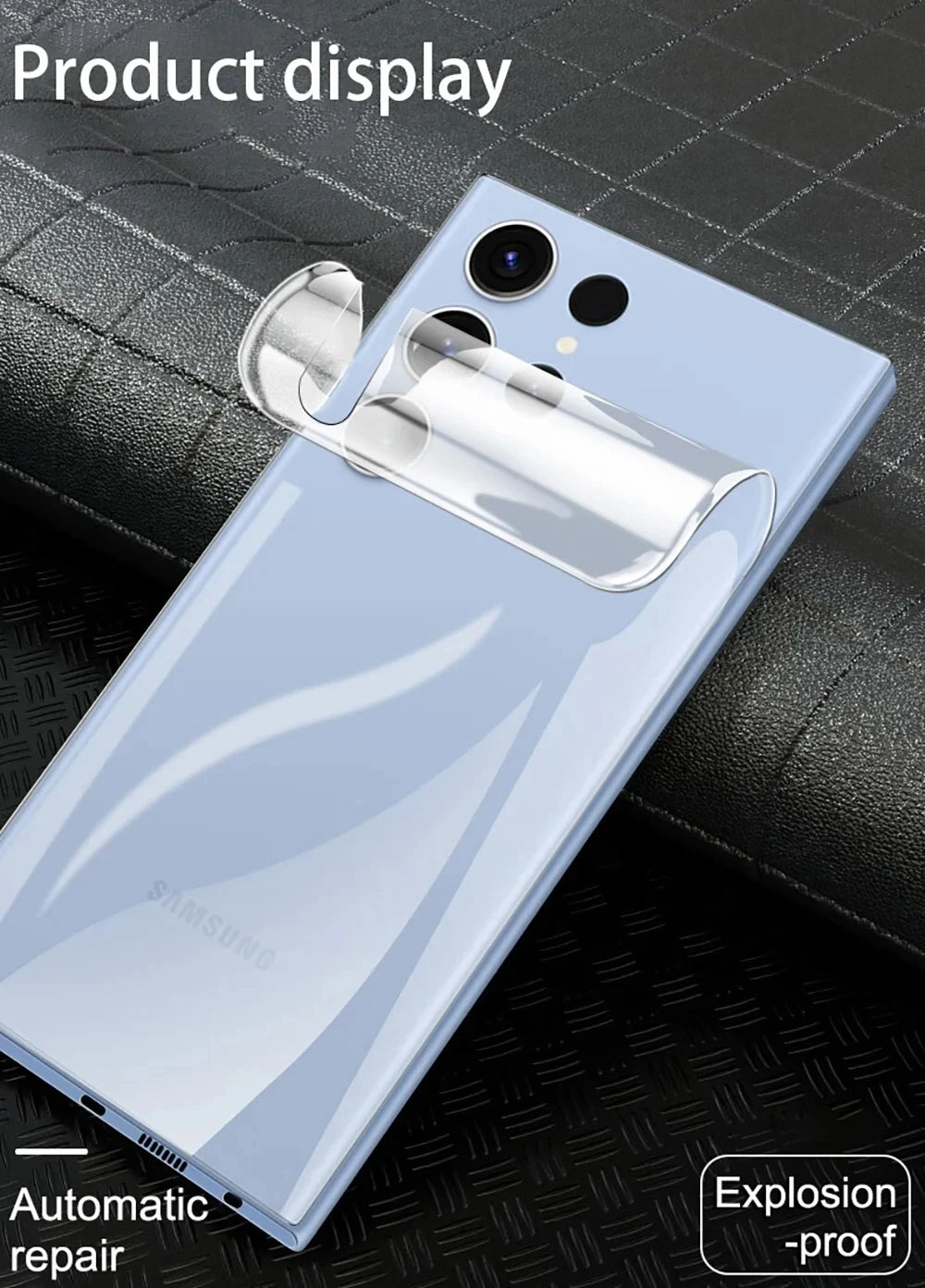 1-3Pcs Hydrogel Back Film For Samsung Galaxy S25 S24 S23 S22 S21 Ultra S25 Plus A55 A54 A34 A53 A52 FE 5G Clear Screen Protector