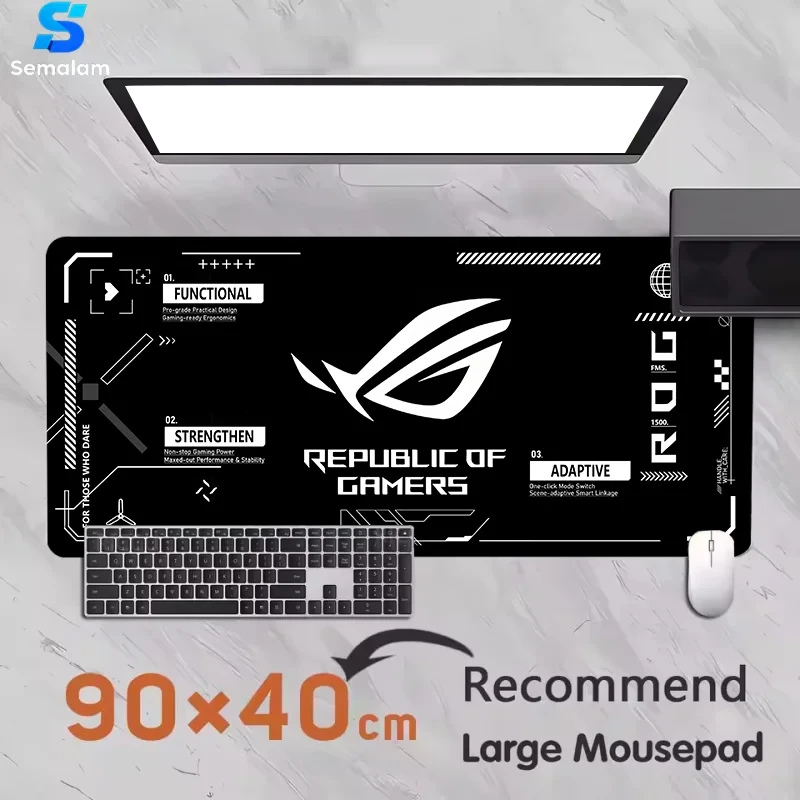 Gaming Mats Large Extended Pad for ASUS Rog Mouse Pad Gamer PC Computer Keyboard XXL Desk Mat Offices Interior Accessories Rug