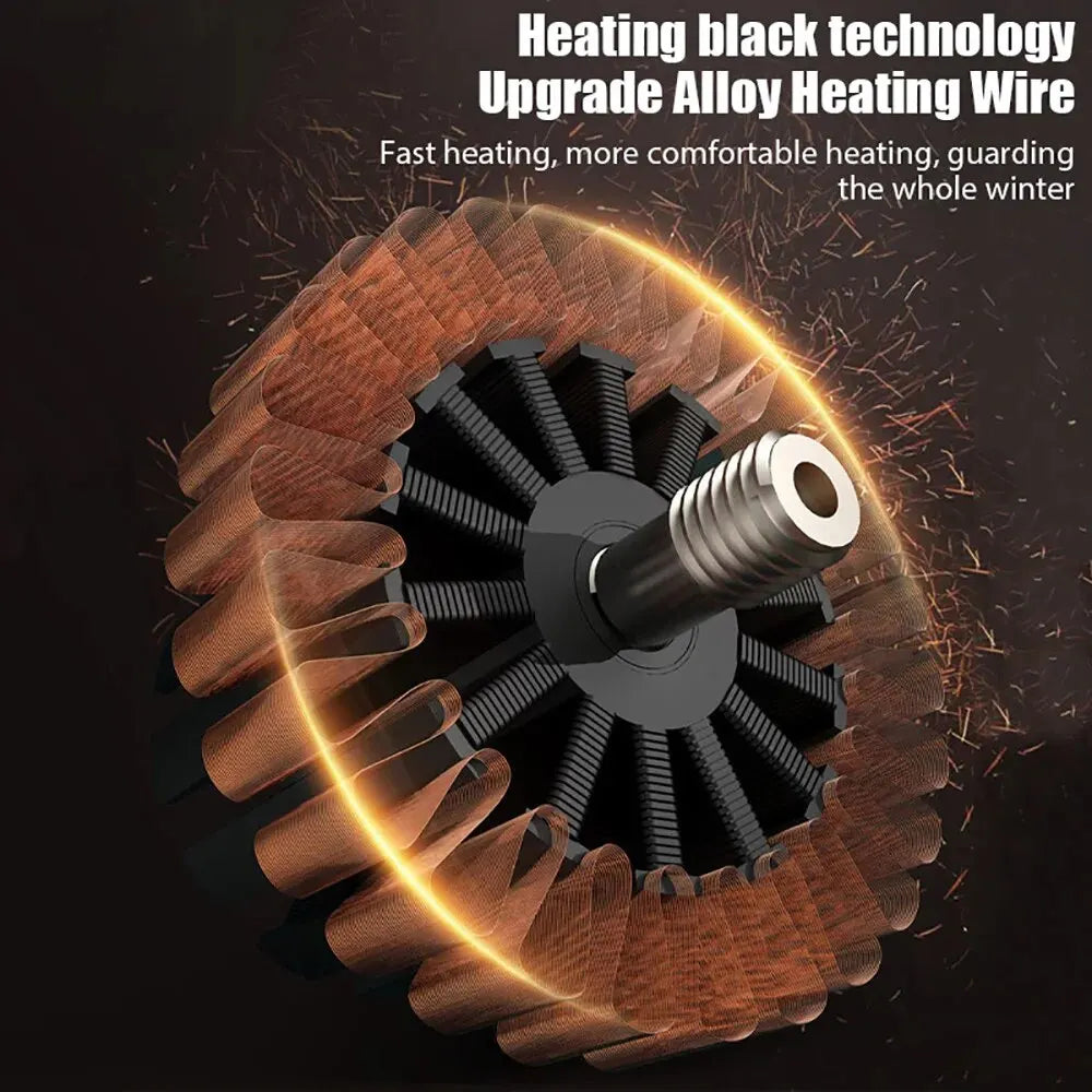 Portable Electric Heater Low Noise Air Heater Fast Heating Mini Desktop Fan Heater Winter Heating Warmer for Home Office Room