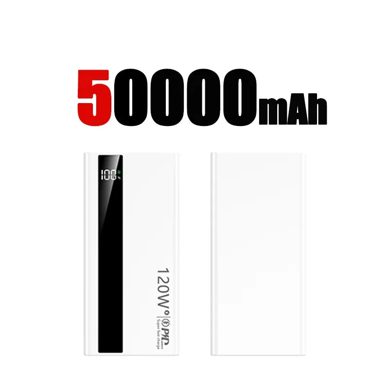 Lenovo 120W Fast Charging 2026 Large Capacity 200000mAh Digital Display Power Bank Outdoor Power Supply for Huawei iPhone