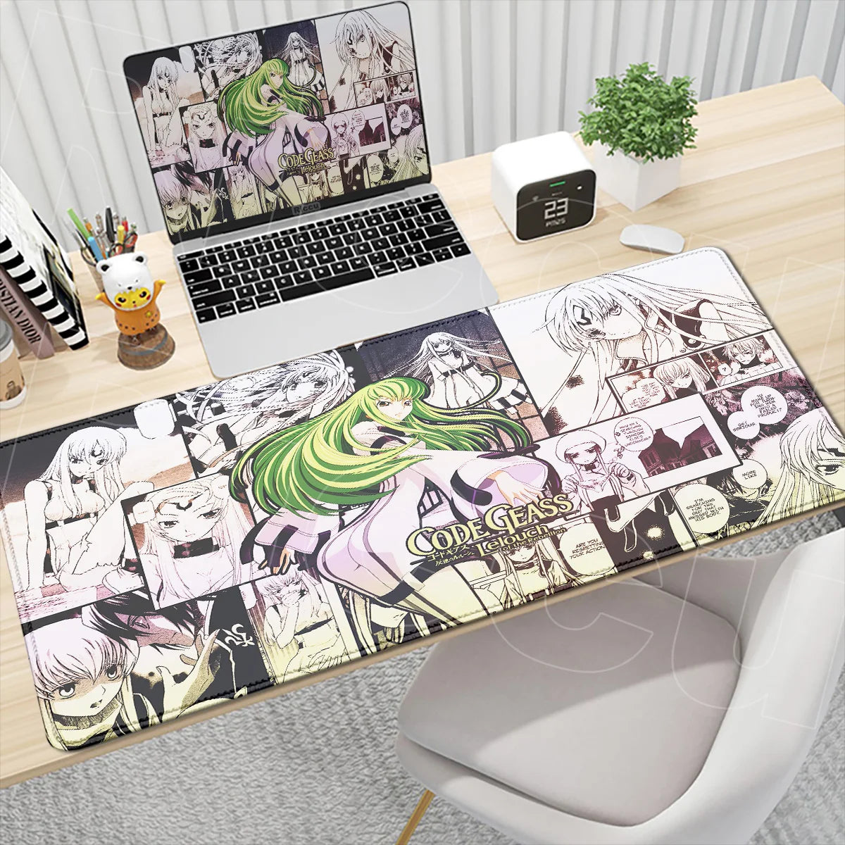 Code Geass Desk Mouse Pad XXL HD Printing Laptop Keyboard Mat Table Protector Carpet PC Gaming Accessories Lelouch CC Pretty Rug