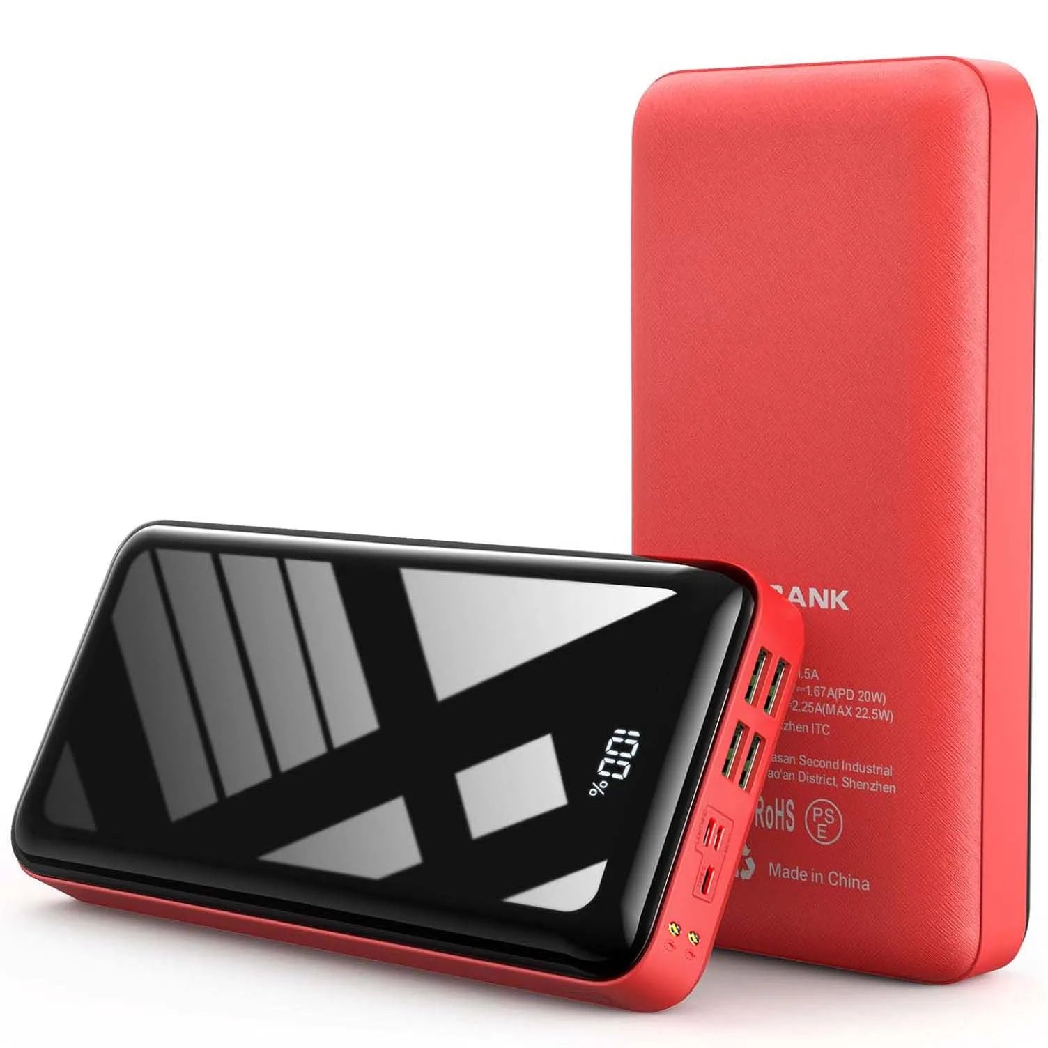 Portable Charger 30000mah Power Bank, USB-C (22.5W) Fast Charging Battery Pack Portable Phone Charger
