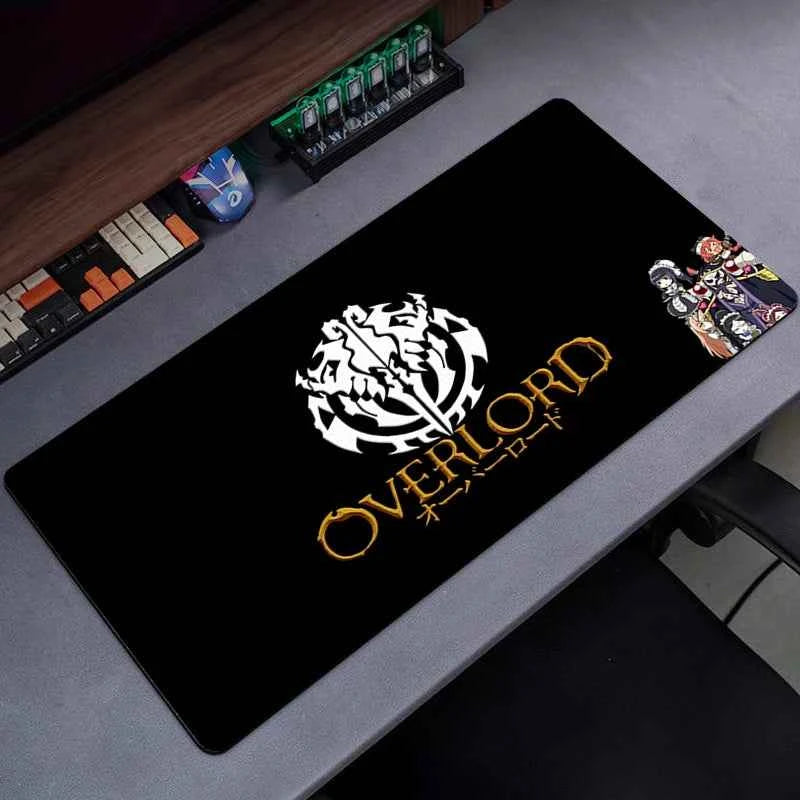 Overlord Mouse Mats Mousepad Large Anime Gaming Accessories Mause Pad Kawaii Carpet Cabinet Keyboard Deskmat коврик для мыши
