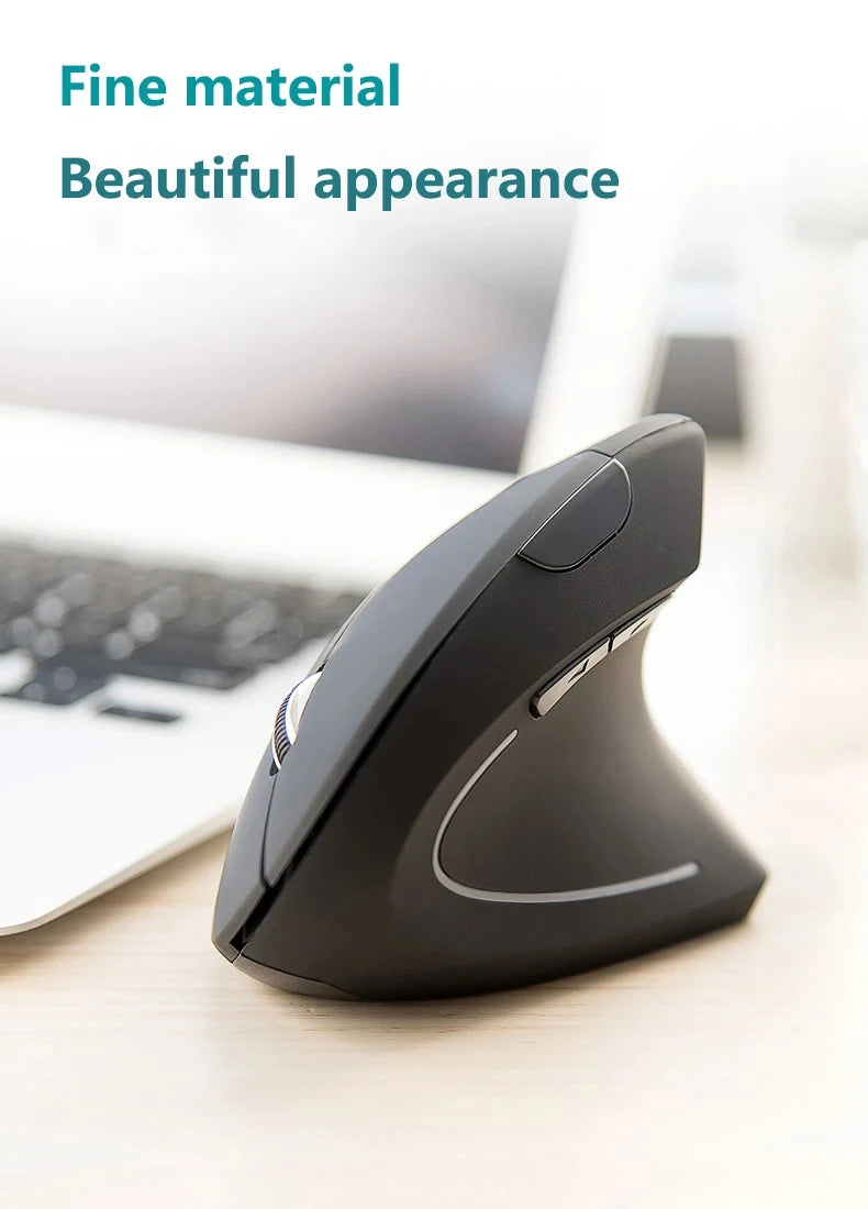 Vertical Ergonomic Gaming Mouse Wireless Rechargeable Gamer Mause Kit Optical 2.4G Mouse Computer PC Laptop Desktop USB Mice