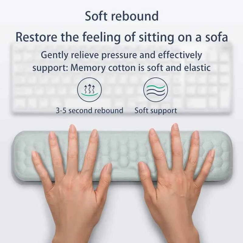 Keyboard Pad Mousepad Ergonomic Keyboard Mouse Wrist Rest Office Typing Protection Relax Wrist Memory Mouse Pad Computer Laptops
