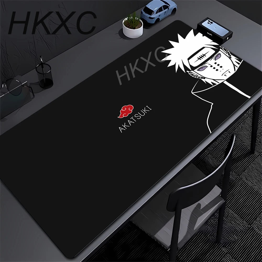 Anime N-naruto Itachi Uchiha Mouse Pad Gabinete Gamer Computer Big Deskmat Keyboard Gaming Accessories Mousepad Anti-slip Carpet