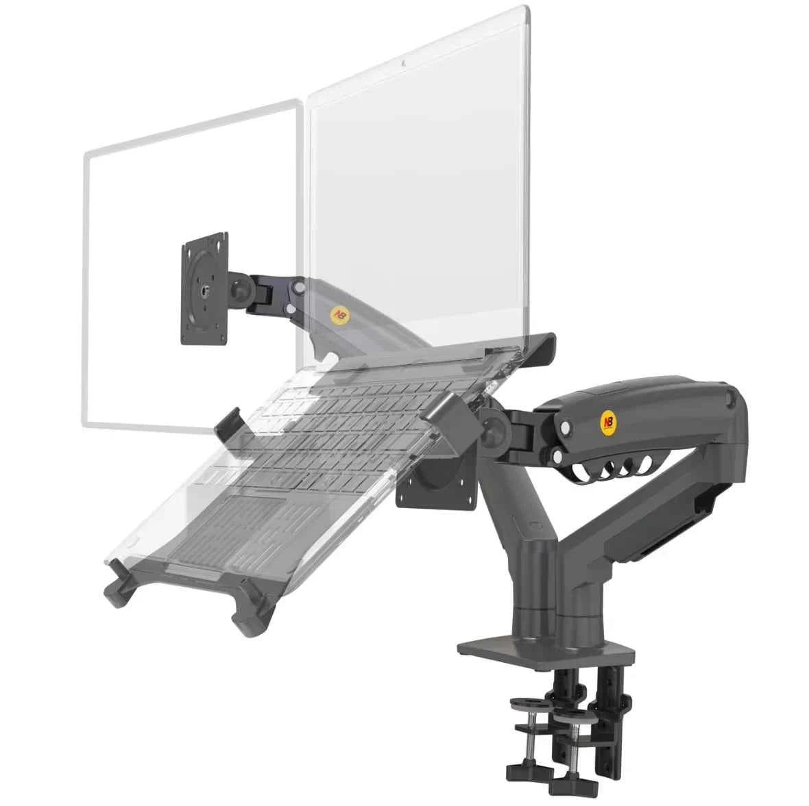Desktop NB F160 + FP-2 Gas Spring Dual Arm for 17