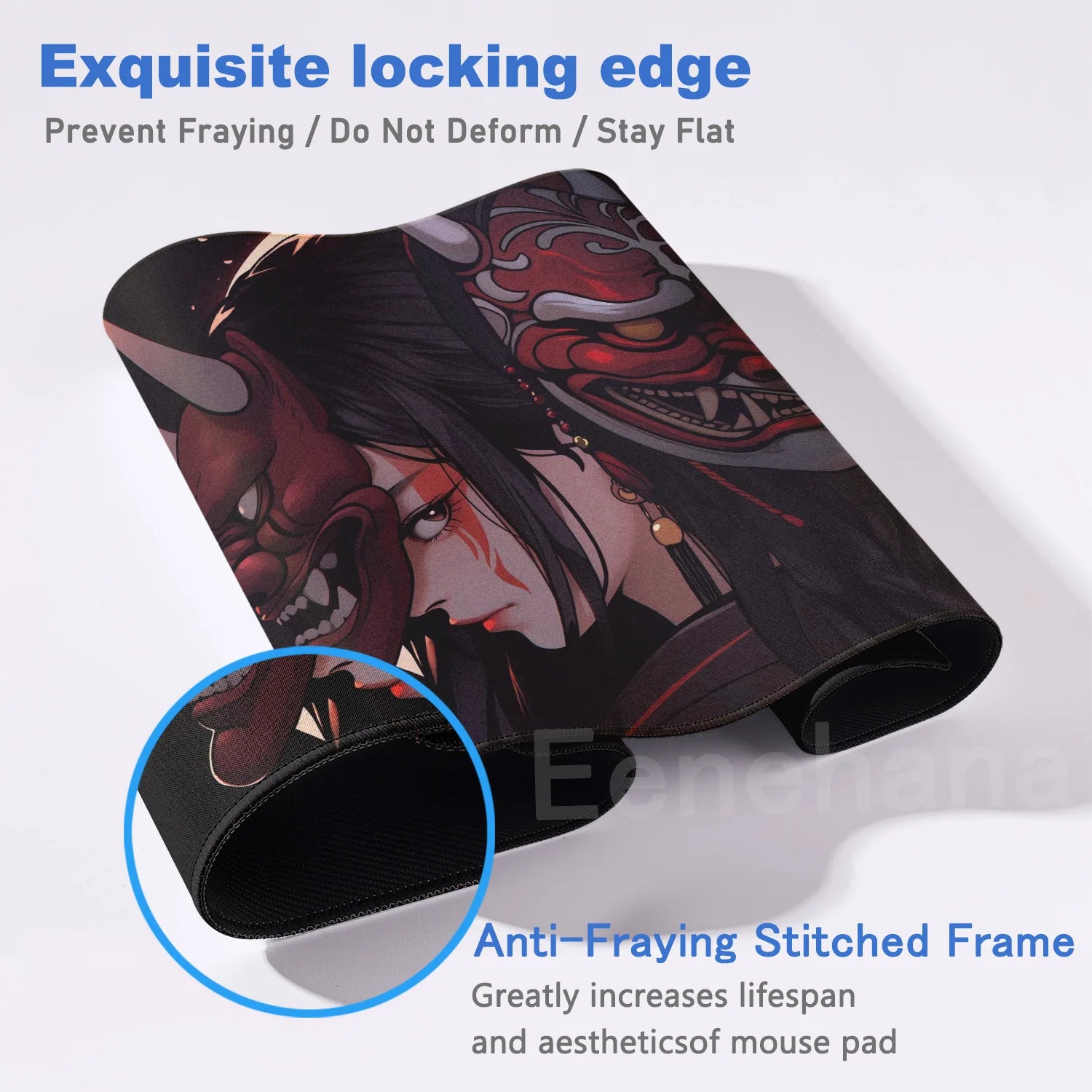 Janpanese Mask Girl Mouse Pad 90x40CM non-slip Gaming Mousepad Gamer E-Sports Mouse Mat Game Mechanical Keyboard XXL Desk Mat - WinSupport Tech