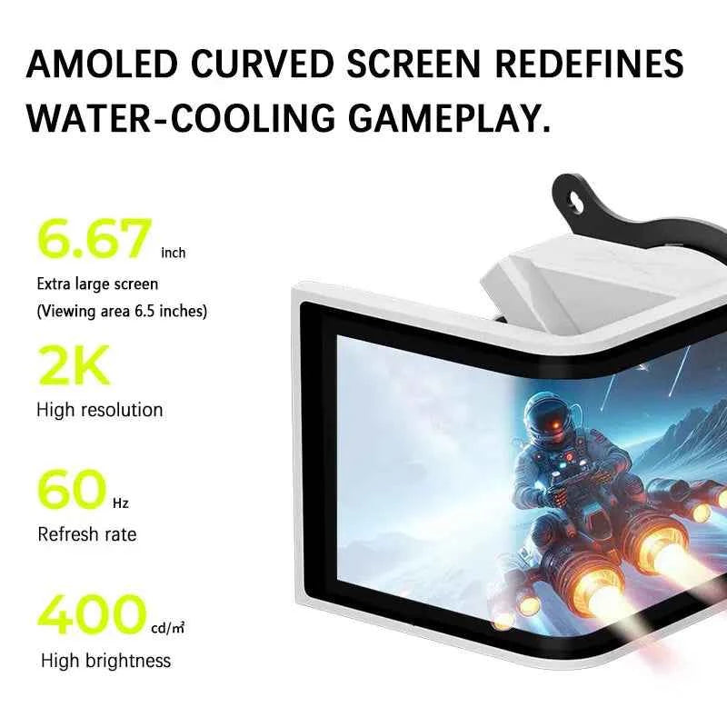 TRYX PANORAMA 360 SE 360MM All-in-one CPU water cooling 6.5-inch curved screen 3D naked-eye vision for LGA 1851/1700 AMD AM4/AM5
