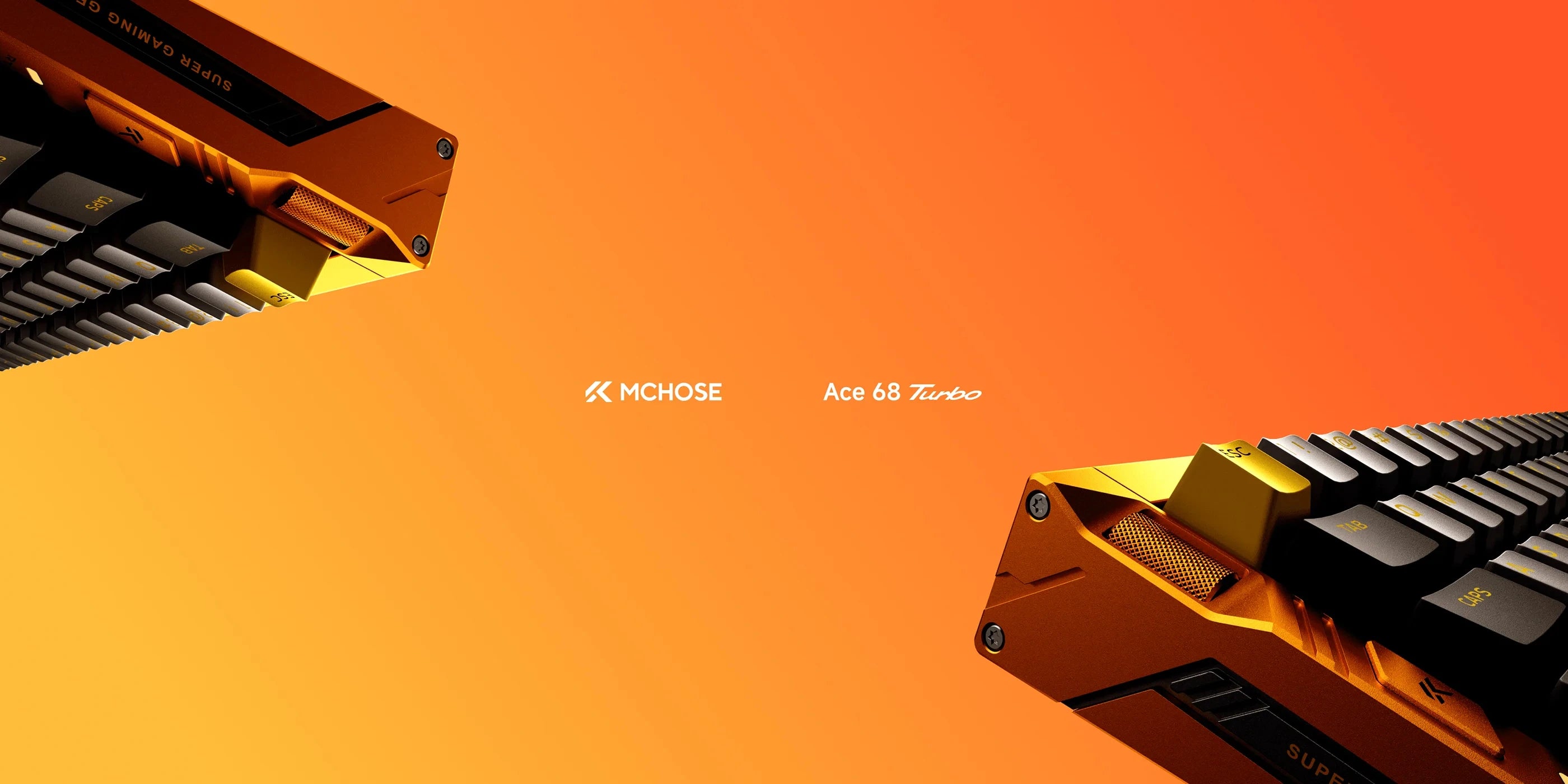 MCHOSE Ace68 Turbo 16k Wired Magnetic Switch Keyboard Aluminium Alloy 0.001mm E-Sports Ergonomics Low Delay Gamer Keyboards