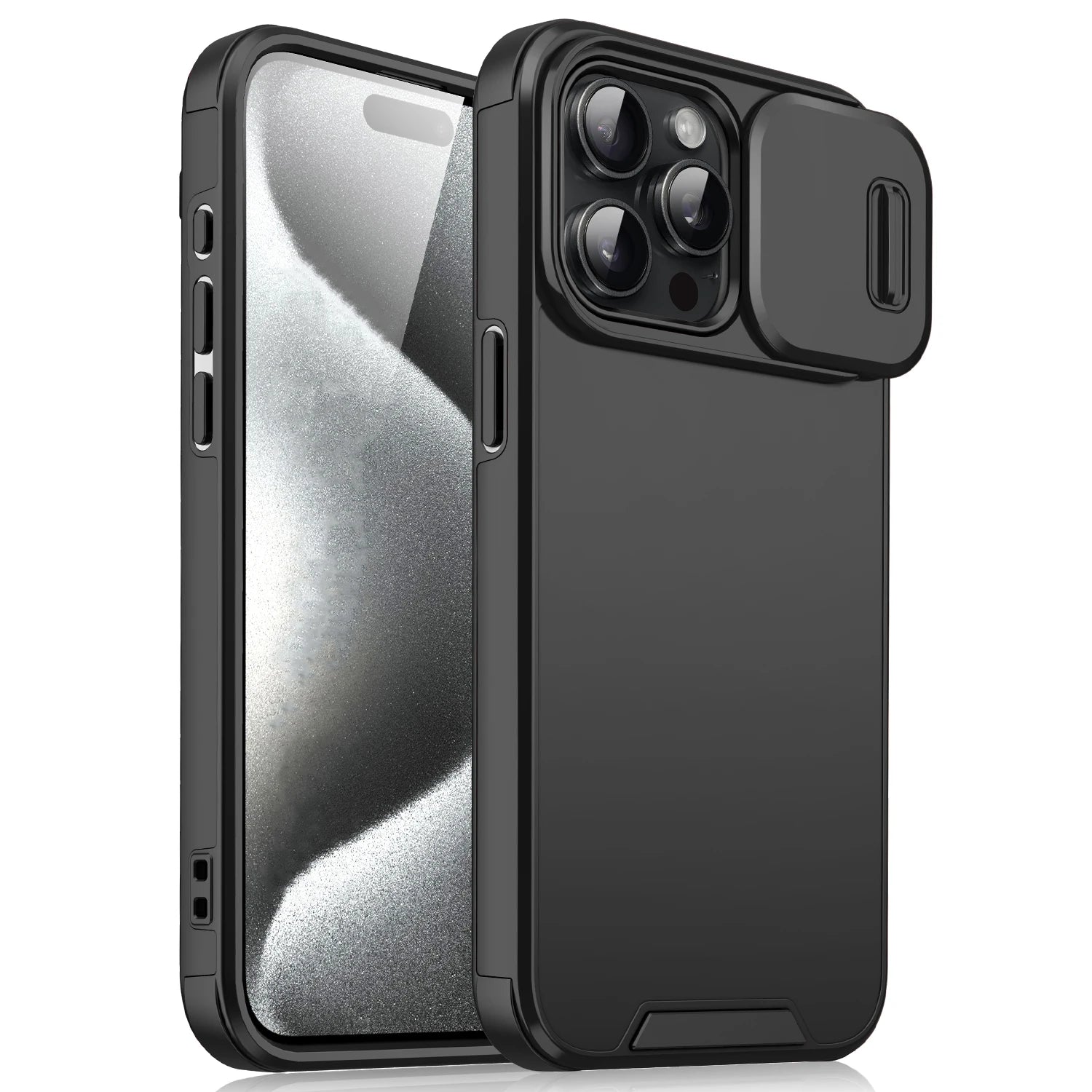 Shockproof Case For iPhone 15 14 13 12 11 16 17 Pro Max 15 Plus 16E Cover Slide Camera Protective Cases For iPhone 17 Air 17Pro