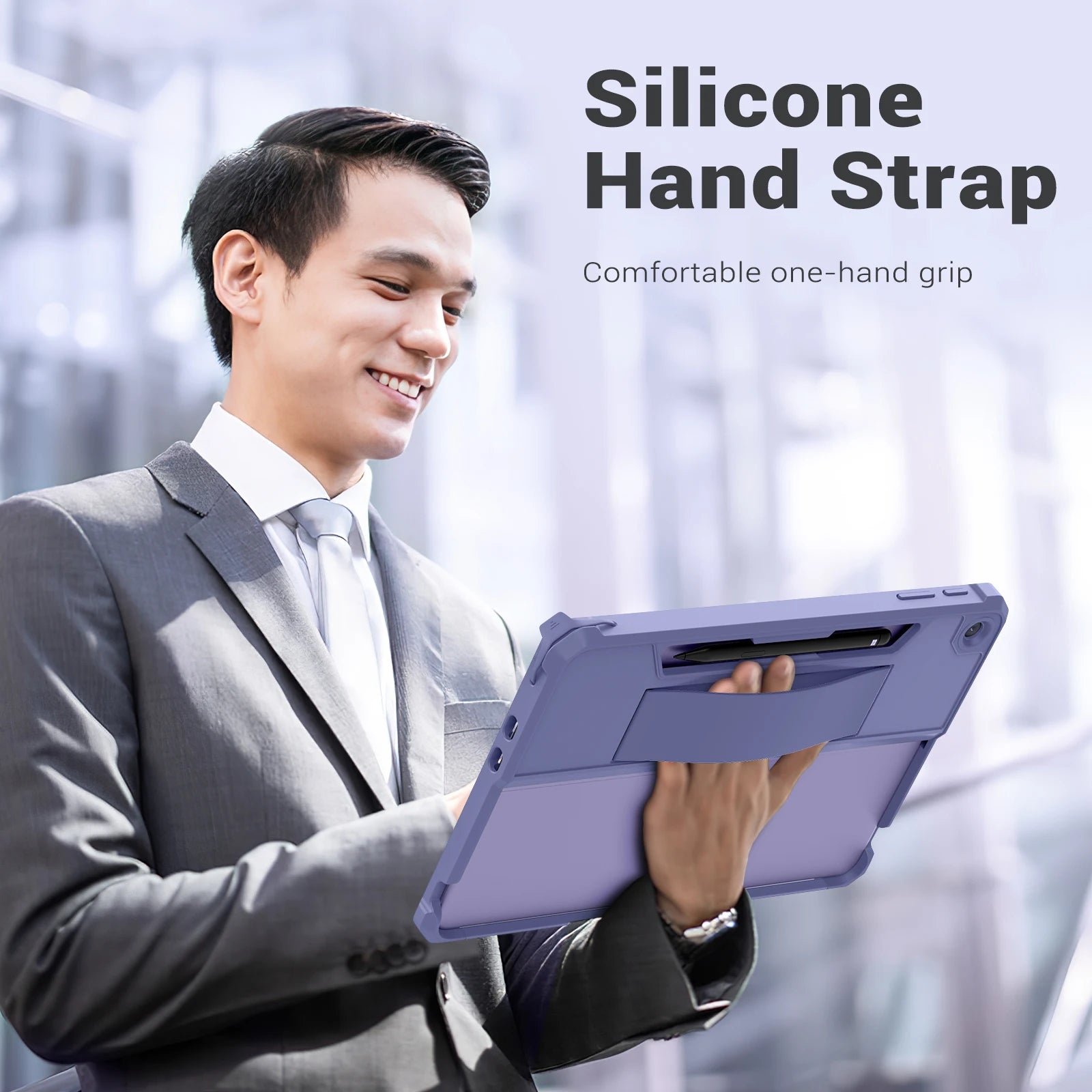 Case for Microsoft Surface Pro 12 Inch 2025,All-in-One Protective Rugged Cover with Back Pen Holder,Support Keyboard Attachment