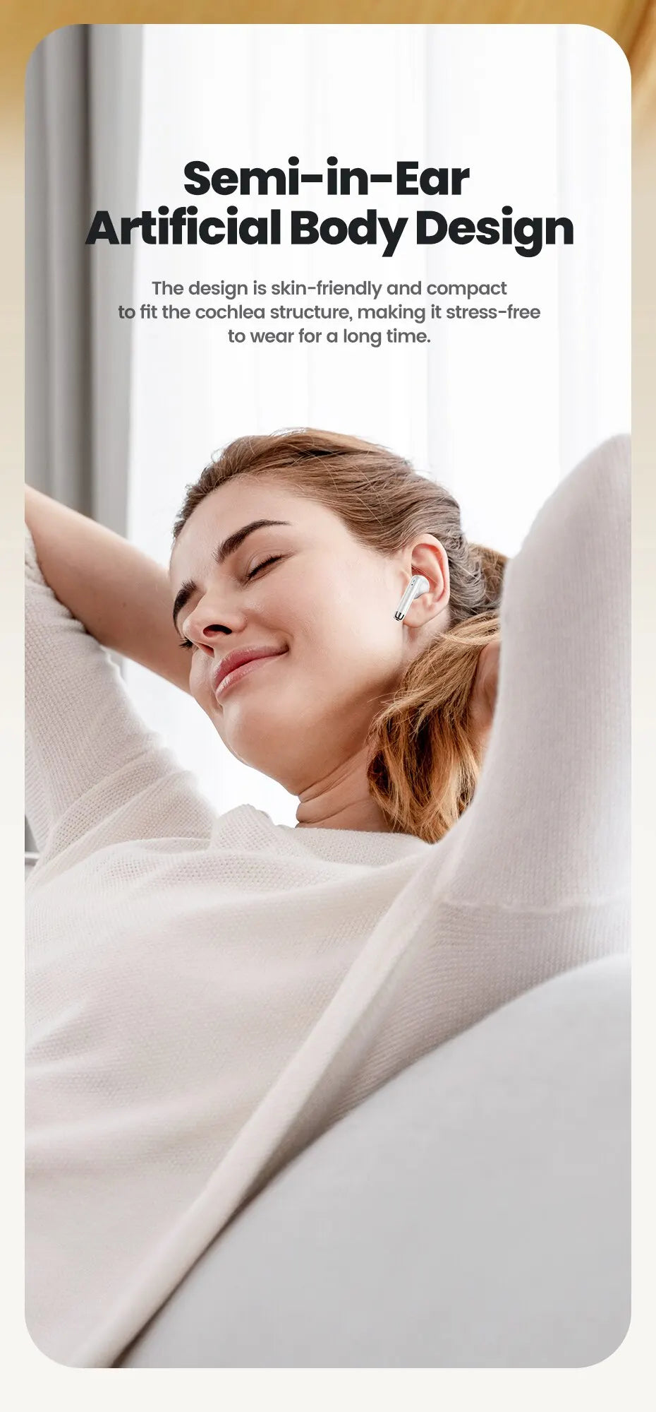 Toocki Wireless Bluetooth Headphones Bluetooth 5.3 TWS Earphones IPX4 Waterproof Mini Earbuds For Xiaomi Huawei Redmi All Phone