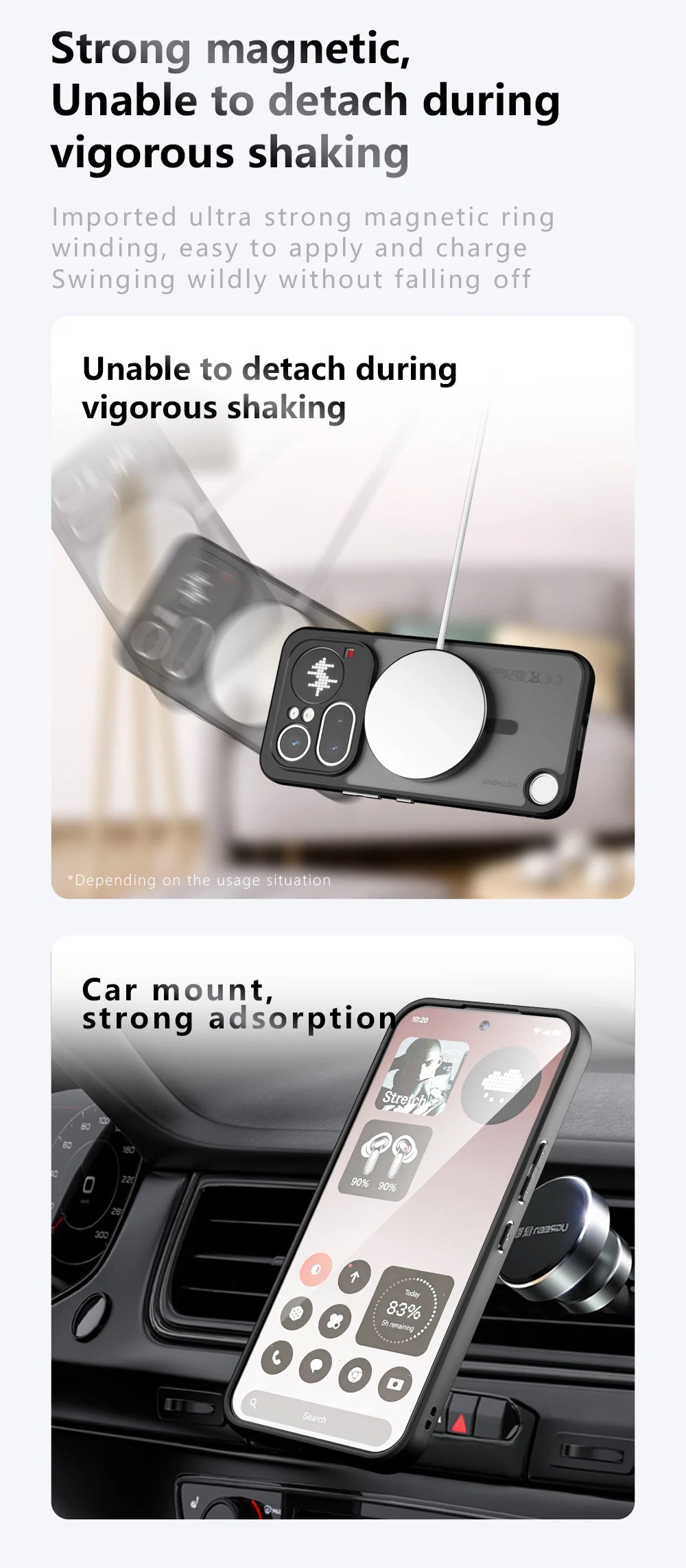 For Magsafe Magnetic Wireless Charging Case For Nothing Phone 4A Pro NothingPhone4A NothingPhone4APro Shockproof Back Coque