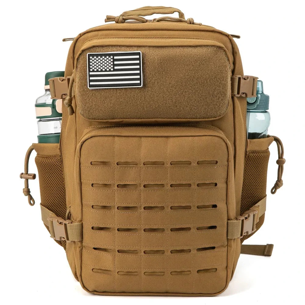 25L/45L Men's and Women's Tactical Backpacks , Outdoor Activities, Small School Backpacks with Water Bottle Holder