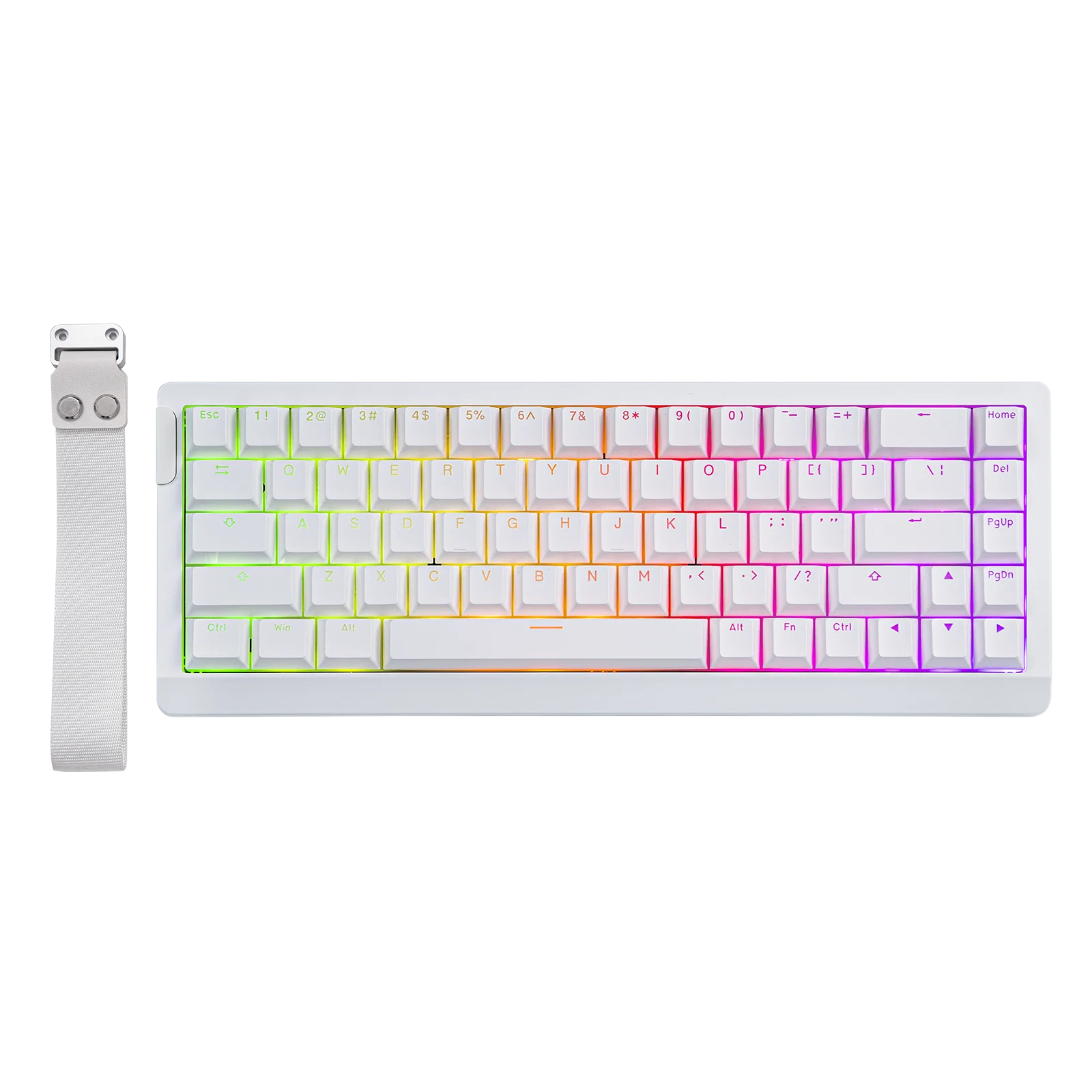 EPOMAKER HE68 Lite 65% Layout Tray-Mounted Wired Hall Effect NKRO Magnetic Keyboard DKS SOCD 8kHZ Polling Adjustable Actuation