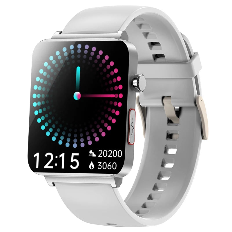 KS03 PRO Health Smart Watch For Men Women Bluetooth Calling Fitness Tracker Smartwatch E/C/G Test Outdoor 1.96