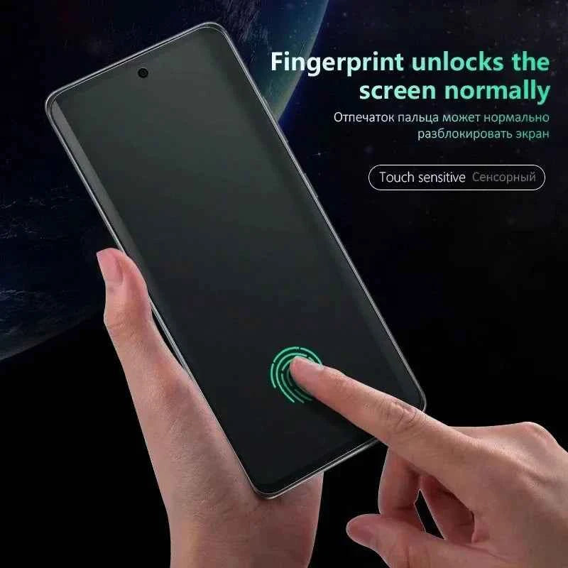 Privacy Screen Protector for Samsung Galaxy S25 S24 S23 Ultra Anti-spy Tempered Glass Fingerprint Unlock for Samsung S22 S26Plus