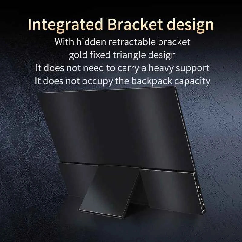 VCHANCE 13.3-Inch 60 Hz OLED Portable Monitor – 1ms, HDR600, DCI-P3, USB-C & HDMI