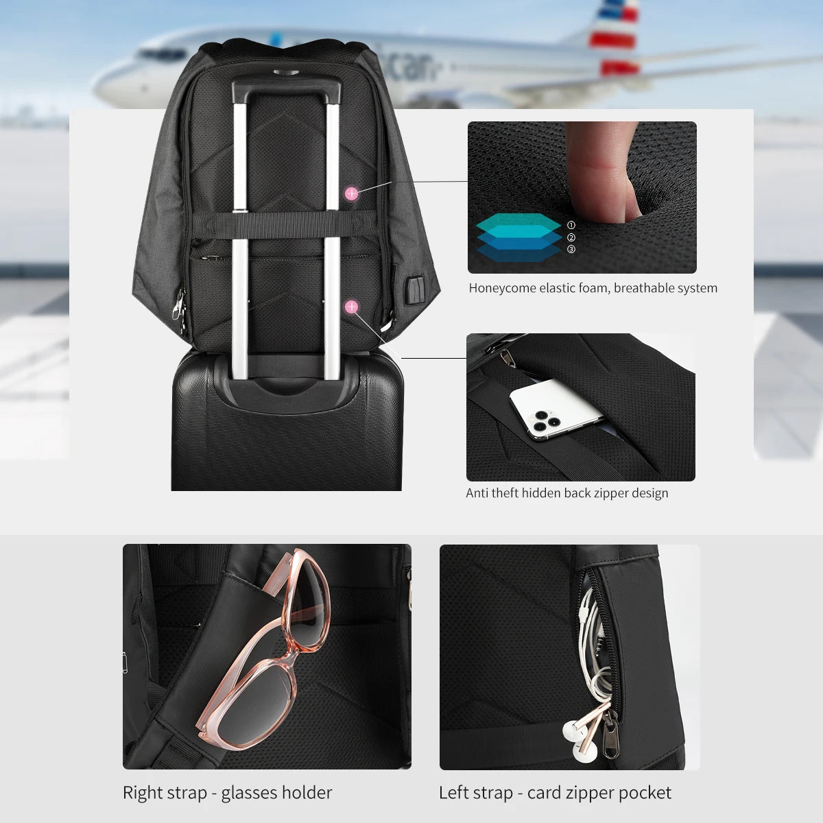 Tigernu Waterproof Anti Theft Female Mochila 15.6inch Laptop Backpack USB Backpacks Fashion Travel School Bag Backpack For Women