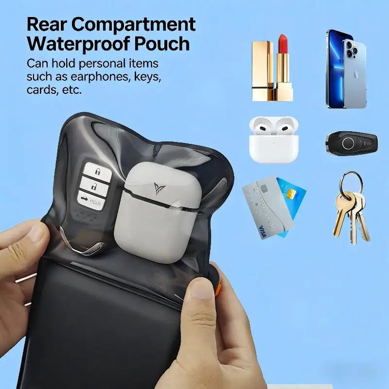 【C】Double Space Waterproof Phone Pouch with Lanyard Floating Waterproof Case for iPhone 17 pro Max 16 15 14 S26 S25