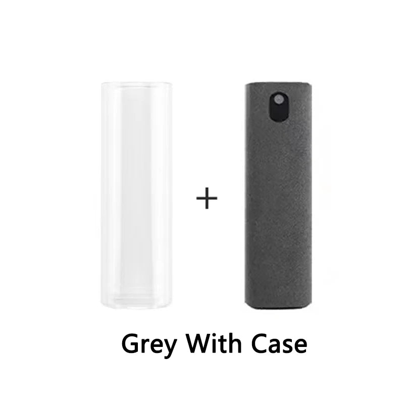 2 In 1 Screen Cleaner Spray Kit Portable Screen Cleaning Tools Microfiber Cloth For Apple Watch iPhone Xiaomi PC Laptops Phone