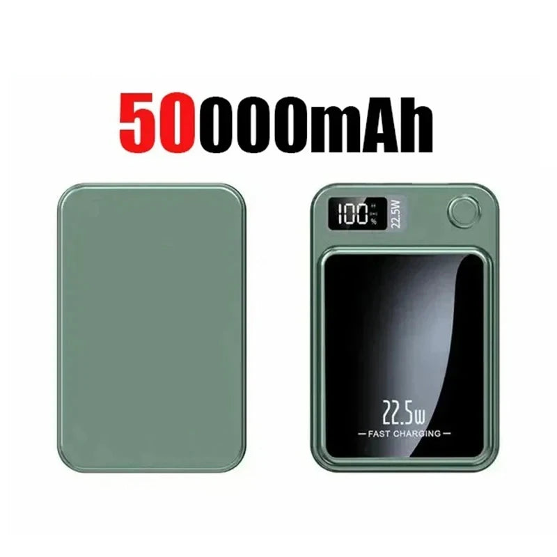 Magnetic Wireless Power Bank 200000mAh 22.5W Fast Charging External Battery Charger For Huawei Samsung iPhone PD 20W Powerbank
