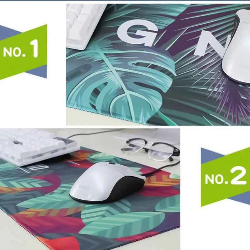 Japanese Black Waves Mouse pad Professional E-sports gamers speed pc Gaming Rubber keyboard notbook desk mat mousepad 800X300