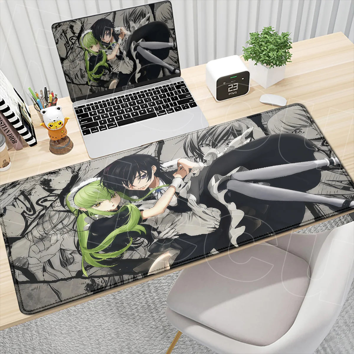 Code Geass Desk Mouse Pad XXL HD Printing Laptop Keyboard Mat Table Protector Carpet PC Gaming Accessories Lelouch CC Pretty Rug