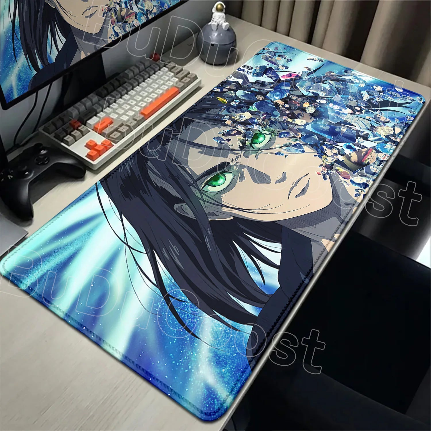 New Mousepad Anime Attack on Titan Mouse Pad Gaming Accessories PC Keyboard Large Rubber Non-slip Desk Mat Computer Table Carpet