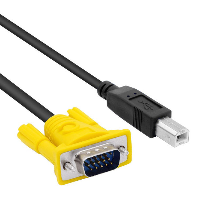 Newest USB KVM Switch Switcher 2 Port VGA SVGA Switch Box USB 2.0 Mouse Keyboard 1920*1440 Professional Video Switch Hot Sale