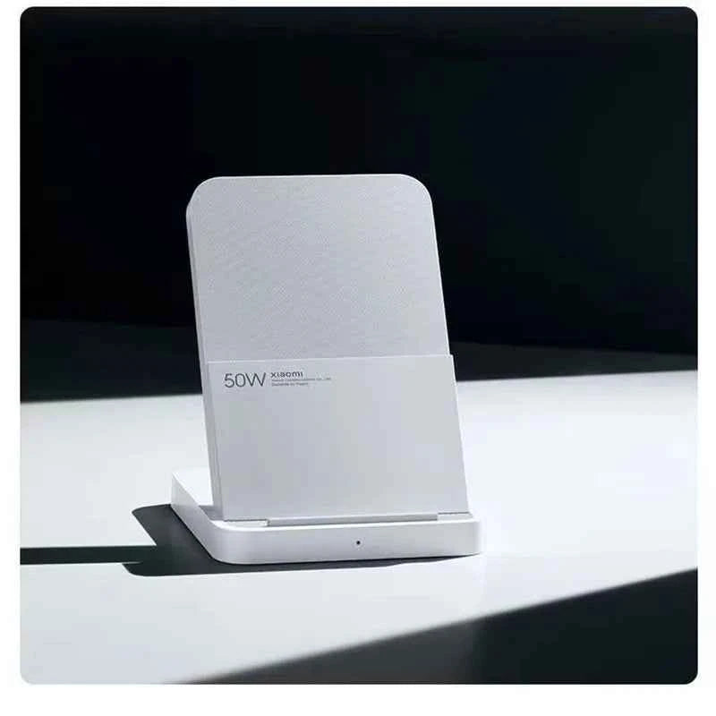 Xiaomi Mi 50W Wireless Charger Pro Vertical Air Cooling Fast Charging For Xiaomi 17/15/14/13/12 Series For iPhone Series