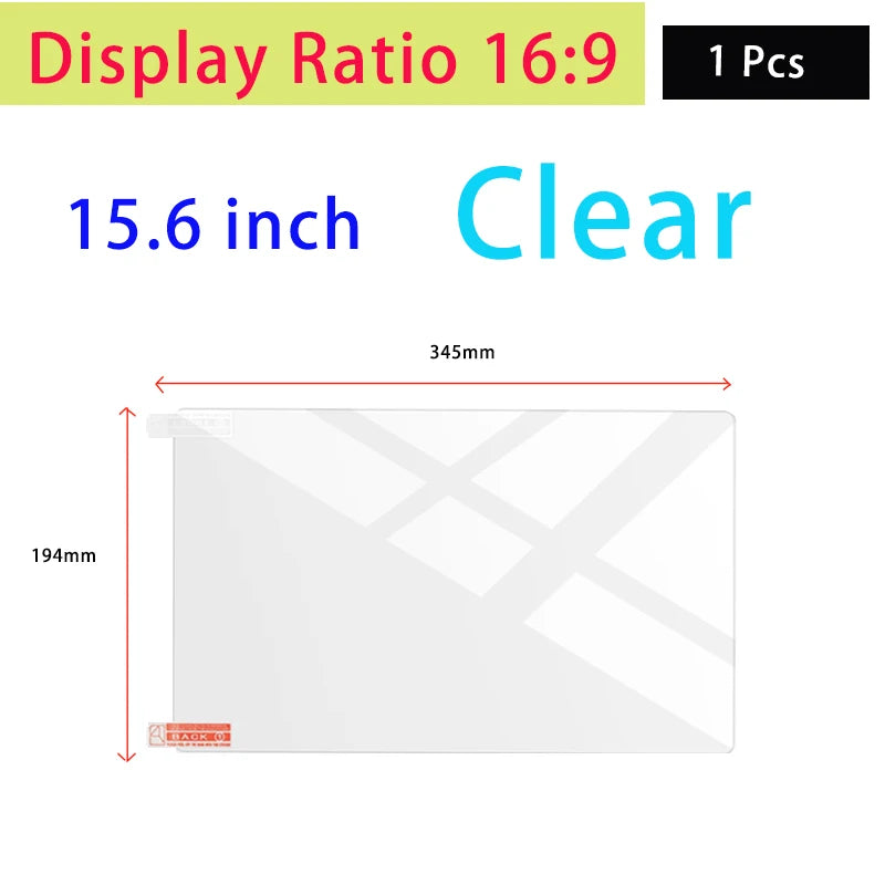 15.6 Inch Display Protector, Ratio 16:9 Notebook Screen Protector Soft Film For DELL/ASUS /Samsung/Lenovo/Toshiba Laptop Tablet - WinSupport Tech