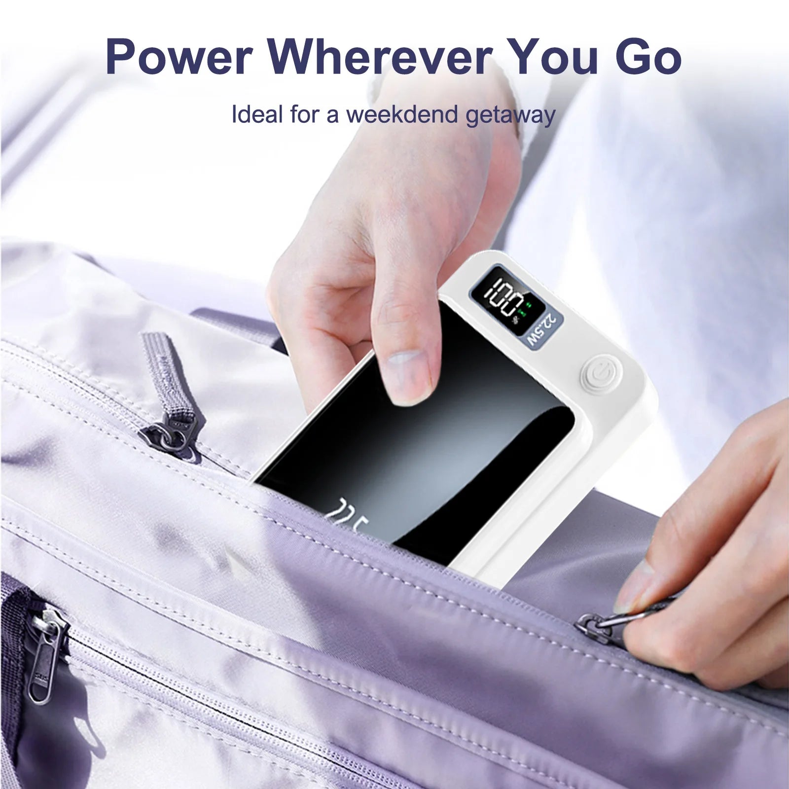 10000mAh Magnetic Wireless Power Bank PD22.5W Fast Charging Portable External Battery Adapter For Magsafe iPhone Huawei Samsung