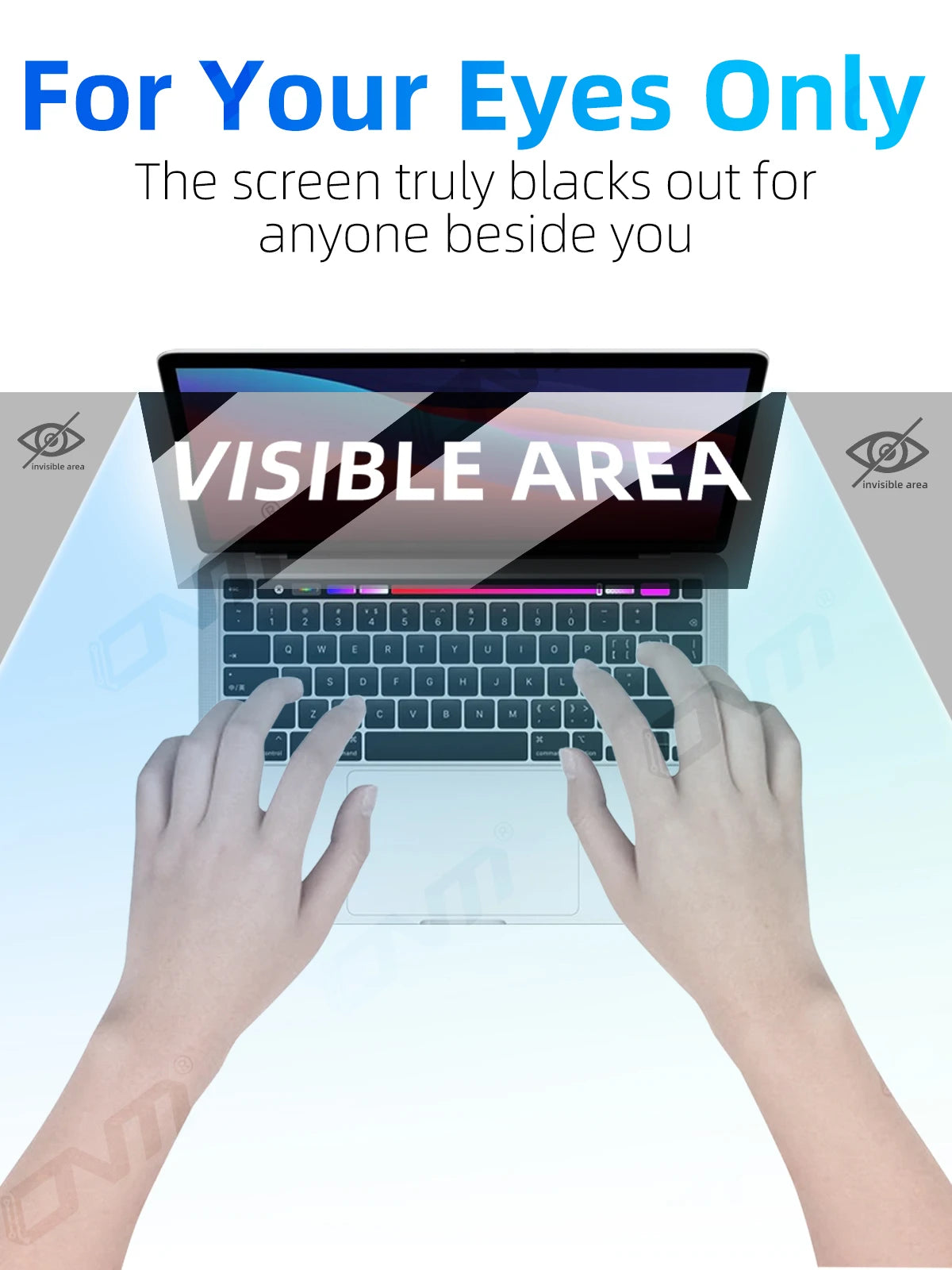 Privacy Screen Protector 11.6-32 inch 16:9/16:10/5:4 Laptop Desktop, 28° Anti-Spy Anti-Glare Matte Blue Light Filter Film 0.45mm