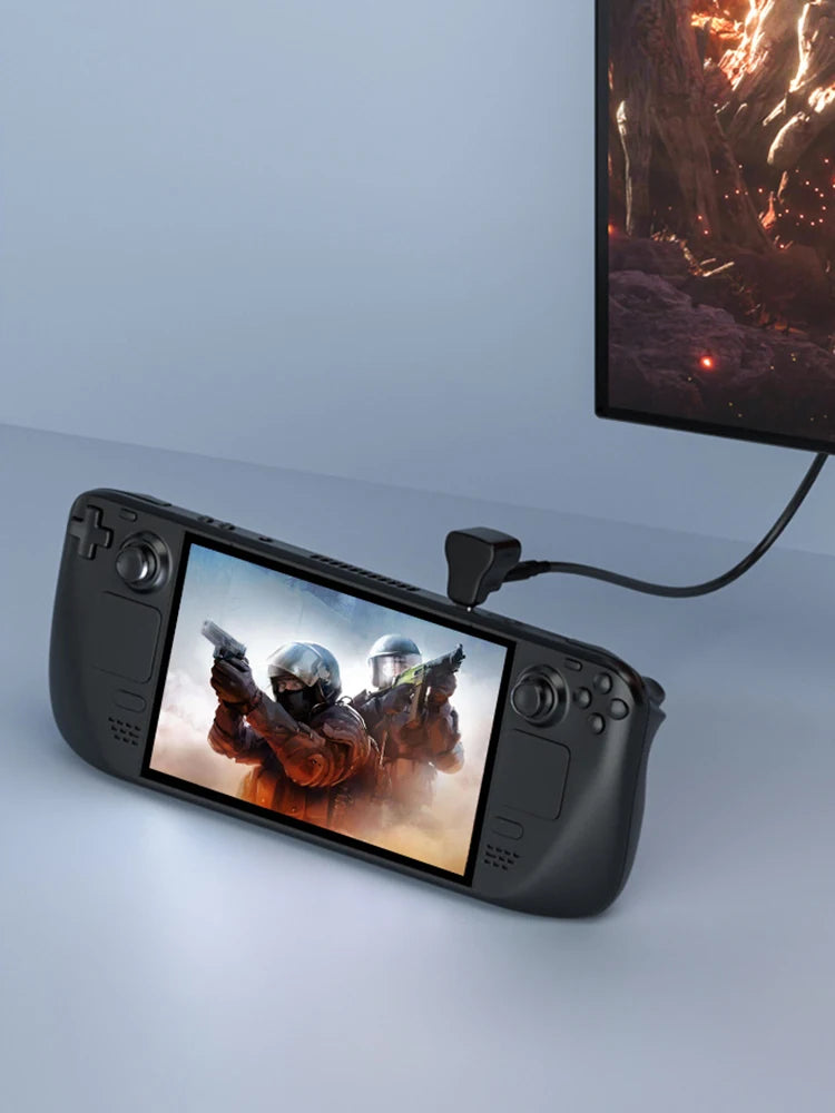 1 To 2 USB-C To USB-C USB-A Adapter 100W USB-C Male To USB-C USB-A Female Adapter 20Gbps 8K 60HZ U-shaped for  STEAM DECK/Switch
